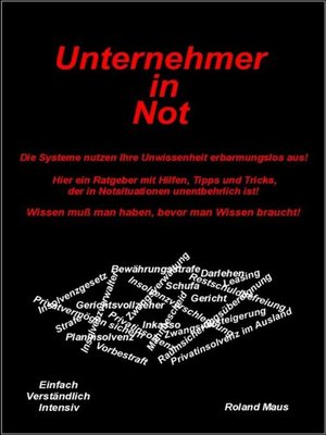 cover image of Unternehmer in Not
